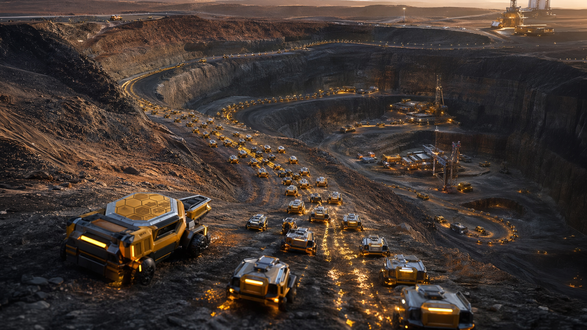 Swarm robots inspired by bees and ants could transform the future of mining